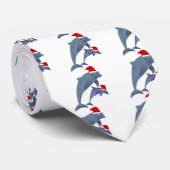 Santa dolphins stropdas (Opgerold)