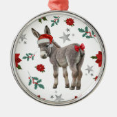 Santa Donkey Christmas Ornament Keepsake (Voorkant)