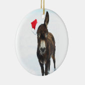 Santa Donkey Keramisch Ornament (Rechts)