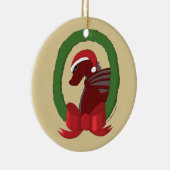 Santa Dragon Keramisch Ornament (Rechts)