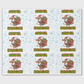 Santa Dragon Wrap Cadeaupapier (Vlak)