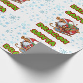Santa Dragon Wrap Cadeaupapier (Hoek)