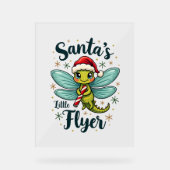 Santa Dragonfly Acryl Bord (Voorkant)