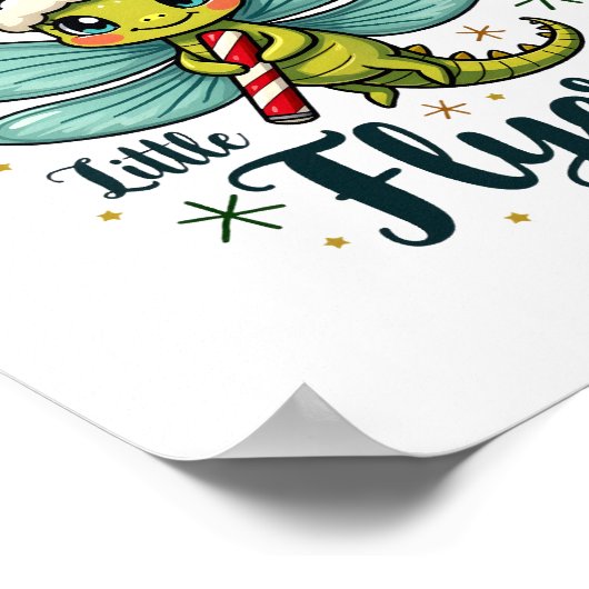 Santa Dragonfly Poster (Hoek)