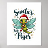Santa Dragonfly Poster (Voorkant)