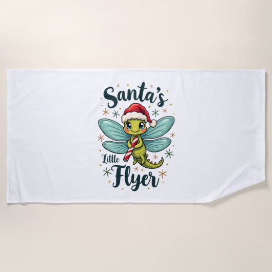 Santa Dragonfly Strandlaken (Voorkant)