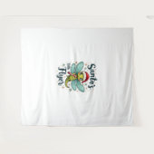 Santa Dragonfly Wandkleed (Voorkant (horizontaal))