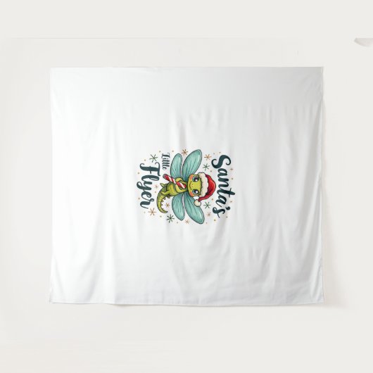 Santa Dragonfly Wandkleed (Voorkant (horizontaal))