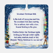 Santa Drinking Hot Cocoa outside his RV Christmas Metalen Ornament (Achterkant)