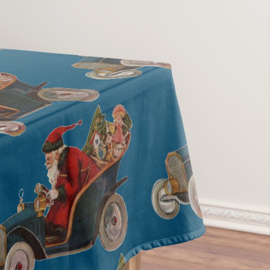 Santa Driving-auto Tafelkleed (Voorbeeld)