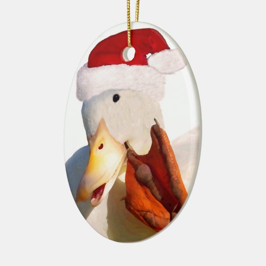 Santa Duck Ornament (Links)