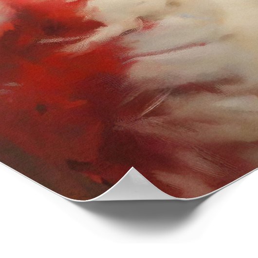 Santa Duck  Portret Victoriaans Dier Poster (Hoek)