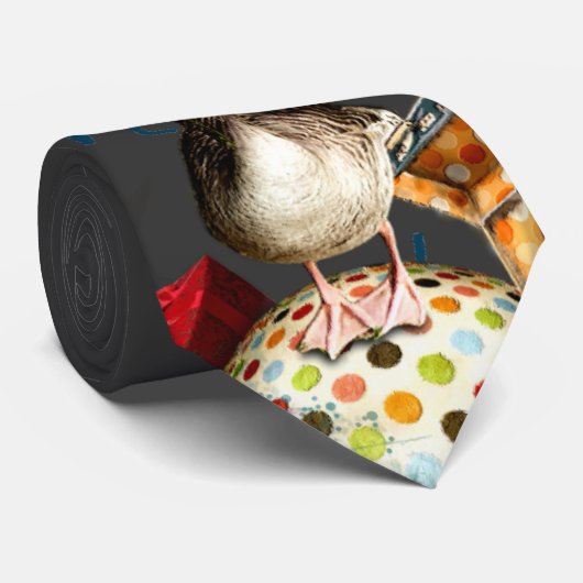 Santa Duck Stropdas (Opgerold)