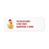 Santa Ducky Kitsch Label (Voorkant)