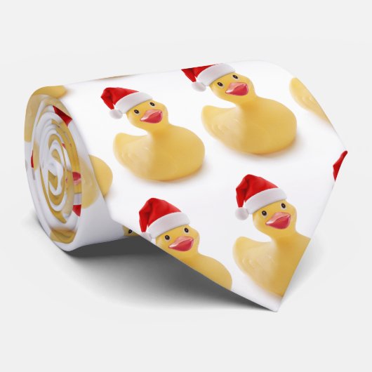 Santa Ducky Stropdas (Opgerold)
