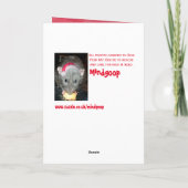 Santa Dumbo rat kaart (Achterkant)