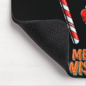 Santa Dunking Merry Swishmas Basketball Christmas Muismat (Hoek)