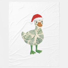 Santa Eend Deken – Tropisch Blad Volkskunst