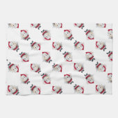 Santa Egg Christmas Theedoek (Horizontaal)