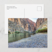 Santa Elena Canyon, Big Bend Nationaal Park Briefkaart (Voorkant / Achterkant)