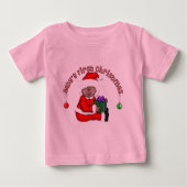 Santa Elf Baby T-shirts en cadeaus (Voorkant)