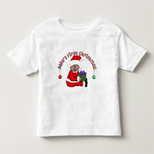 Santa Elf Baby T-shirts en cadeaus (Voorkant)
