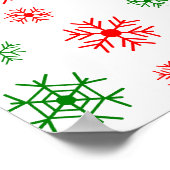 Santa & Elf Faces | North Pole Fun Christmas Door  Poster (Hoek)