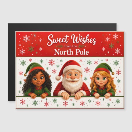 Santa & Elf Gezichten | Noorderlicht Pret Kerstdag (Voorkant / Achterkant)