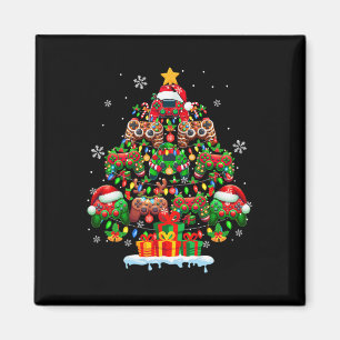 Santa Elf Reindeer Game Controllers Kleurrijke Xma Magneet