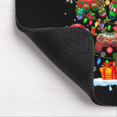 Santa Elf Reindeer Game Controllers Kleurrijke Xma Muismat (Hoek)