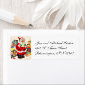 Santa & Elves Personaliseer retouradres Etiket (Insitu)
