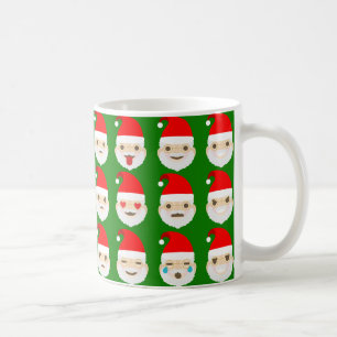 santa emoji emoticons koffiemok