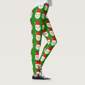 santa emoji emoticons leggings (Rechts)