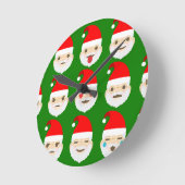 santa emoji emoticons ronde klok (Hoek)