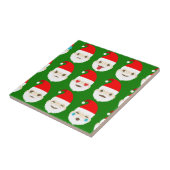 santa emoji emoticons tegeltje (Zijkant)