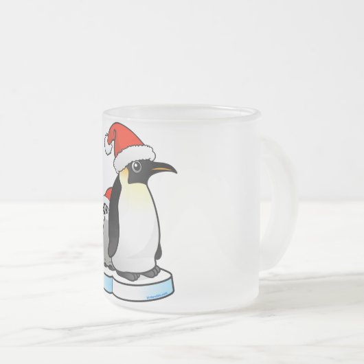 Santa Emperor Penguin Matglas Koffiemok (Voorkant rechts)