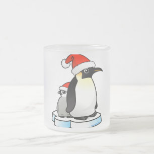 Santa Emperor Penguin Matglas Koffiemok