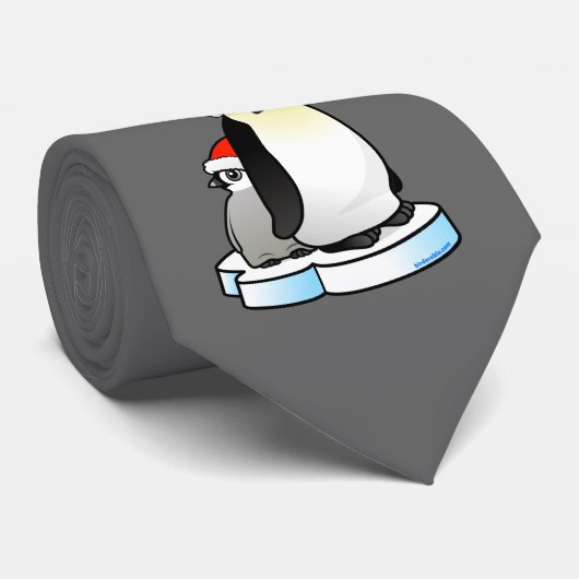 Santa Emperor Penguin Stropdas (Opgerold)