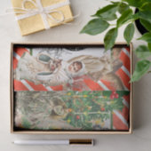SANTA EN ANGELS RED STRIPED Tissue Paper Tissuepapier (Geschenk)