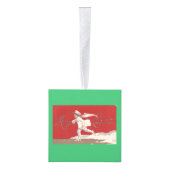 santa en boy nostalgie kerst decoratie (Rechts)