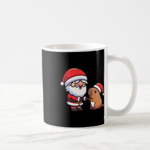 Santa en Capybara High-Five Peuter Boys Christ Koffiemok
