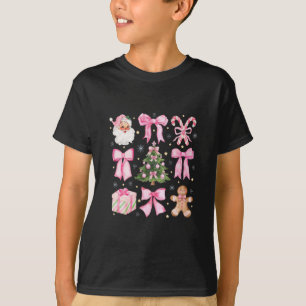 Santa en de magie van de dinosaurussen t-shirt