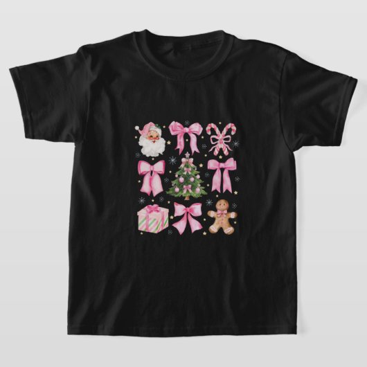 Santa en de magie van de dinosaurussen t-shirt (Laagn)