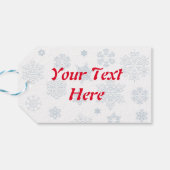 Santa en Elf Cute en grappige tekenaars die naar d Cadeaulabel (Achterkant Horizontaal)