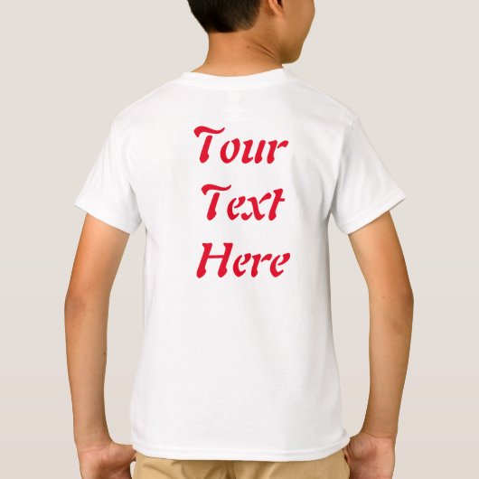 Santa en Elf Cute en grappige tekenaars die naar d T-shirt (Achterkant)