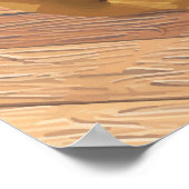 Santa en Elves die speelgoed maken | Kerstmis Poster (Hoek)