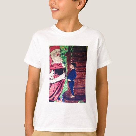 SANTA EN I KILDS T-SHIRT (Voorkant)