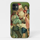  Santa en Kinderen Telefoon Case (Achterkant)