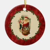  Santa en Kousen Ornament (Voorkant)