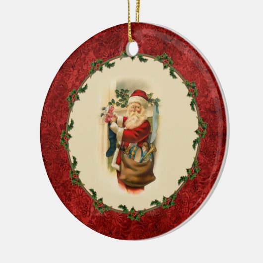  Santa en Kousen Ornament (Links)